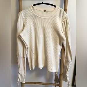 Free People “Tasha” top. Size large